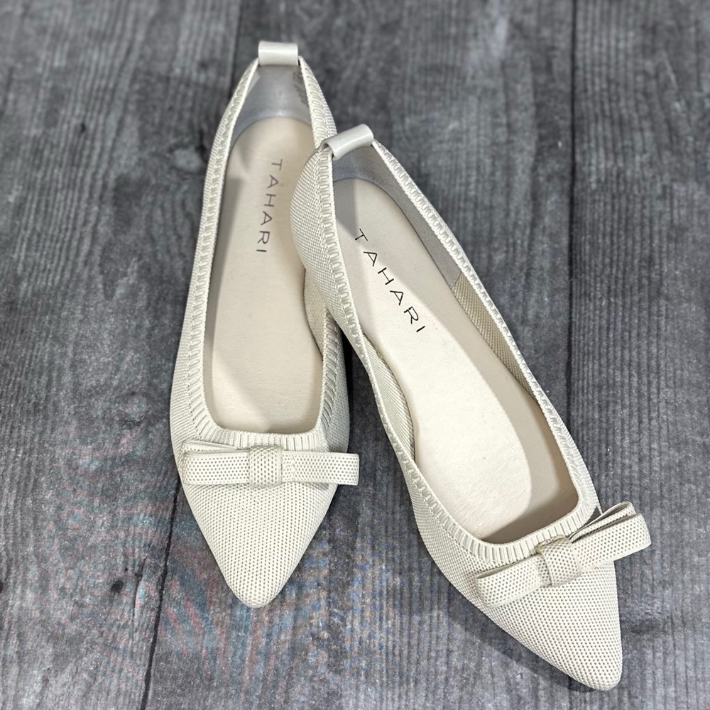 Tahari Slip On Bow Detail Ballet Flat - Athens - Picture 1 of 9
